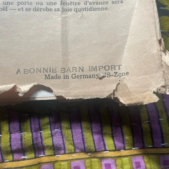 Vintage German paper advent Calendar in original sleeve 1950s - Picture 5 of 7